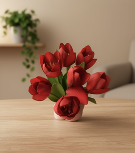 Bouquet di Fiori Artificiali in Seta Rosa Realistici Fatti a Mano Classici per Decorazioni Domestiche e Matrimoni - Product Image 2