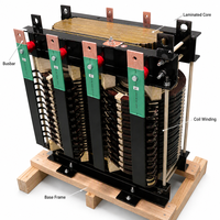 Transformateur de chauffage pour four électrique, monophasé, sec, à enroulement en cuivre, abaisseur de tension, pour four industriel