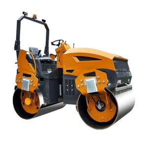 <span class=keywords><strong>Rouleau</strong></span> compresseur routier à double tambour de grande puissance, idéal pour la <span class=keywords><strong>pose</strong></span> d'asphalte, type voiture, utilisé pour l'<span class=keywords><strong>entretien</strong></span> <span class=keywords><strong>et</strong></span> le compactage routier - Product Image 1