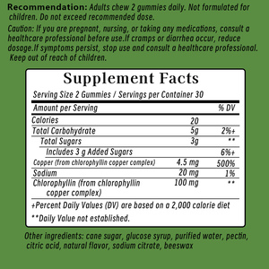 Customized Daily Health Support Chlorophyll <b>Supplement</b> Gummies <b>Detox</b> Healthcare and Boost Immunity Gummies - Product Image 2