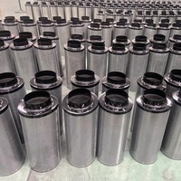 Filter Udara Karbon Aktif 8 inci/200mm - 400mm, Penyerap Bau, Filter Udara Karbon untuk Tenda Tanam dan Pemurnian Udara Rumah Kaca