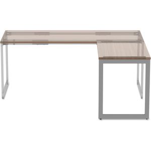 Base de Retorno Alera Serie Open Office con Patas en O, Totalmente Ajustable, Diseño Moderno, 36 70.78w X 23.38d X 28.5h, Plateada, para Edificios de Oficinas - Product Image 2