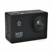 1080P Spor Kamerası 12Mp Spor Kamerası Full Hd 2.0 İnç Sualtı Su Geçirmez Kamera, Kurulum Aksesuar Kitiyle Birlikte