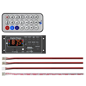 โมดูลเครื่องขยายเสียงดิจิตอล VIRE 2*20W เครื่องเล่น <span class=keywords><strong>MP3</strong></span> ใช้ไฟ DC 12V บลูทูธไร้สาย 5.3 สำหรับรถยนต์ พร้อมช่อง USB และบอร์ดถอดรหัส <span class=keywords><strong>MP3</strong></span> - Product Image 6