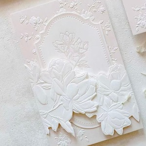 Fabricante mayorista de tarjetas de invitación de boda europeas y americanas con relieve hueco, invitaciones de bendición, tarjetas de felicitación - Product Image 4