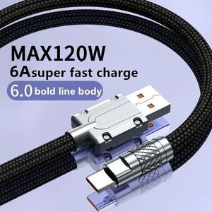 สายเคเบิลไนลอนชนิด C 6A เร็วสุดๆ120W สายชาร์จเร็ว USB C เป็น USB C สายข้อมูลสำหรับ Android สำหรับโทรศัพท์15 16 - Product Image 5
