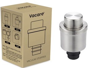 Tapón <span class=keywords><strong>de</strong></span> Vacío para <span class=keywords><strong>Vino</strong></span> Tinto Desechable <span class=keywords><strong>de</strong></span> Acero Inoxidable Thankhot, Tecnología Patentada 2 en 1 para Uso <span class=keywords><strong>de</strong></span> 30 Días, Accesorio - Product Image 6