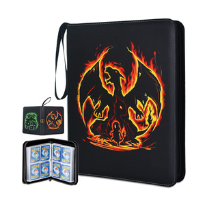 Classeur <span class=keywords><strong>de</strong></span> collection <span class=keywords><strong>de</strong></span> cartes à collectionner pour cartes <span class=keywords><strong>de</strong></span> football, <span class=keywords><strong>de</strong></span> sport, Pokémon et <span class=keywords><strong>de</strong></span> photos, avec 49 pochettes - Product Image 1