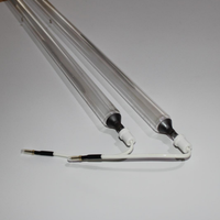 Source de lumière de tube de quartz 2000W 1400W 1800W lampe aux halogénures métalliques UV 220mm 8.75 pouces pour imprimantes