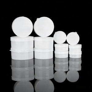 PE plastic ointment <b>box</b>, cosmetic refill <b>box</b>, <b>small</b> <b>box</b>, face cream <b>box</b>, white transparent lid <b>box</b> - Product Image 1