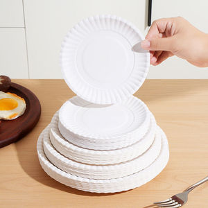 Platos <span class=keywords><strong>de</strong></span> Papel Desechables a Precio <span class=keywords><strong>de</strong></span> Fábrica, 7/8/9/10 Pulgadas, Elegantes Platos Redondos <span class=keywords><strong>de</strong></span> Calidad Alimentaria para Fiestas <span class=keywords><strong>de</strong></span> Cumpleaños y Bodas - Product Image 4