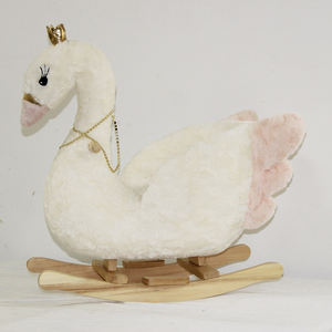 <span class=keywords><strong>Cavallo</strong></span> <span class=keywords><strong>a</strong></span> <span class=keywords><strong>Dondolo</strong></span> in Legno Personalizzato con Peluche, Giocattolo <span class=keywords><strong>a</strong></span> Forma di Cigno o <span class=keywords><strong>Cavallo</strong></span> - Product Image 2