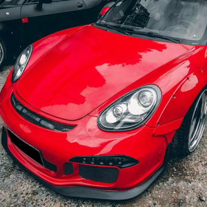 Nuevo Kit de Carrocería Completo Delantera/Trasera Homies para <span class=keywords><strong>Porsche</strong></span> <span class=keywords><strong>718</strong></span> 987.1.2 Modificado Rocket Rabbit Wide Body Encirclement Bumper de Polipropileno - Product Image 3