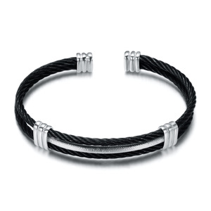 Stainless Steel Braided <b>Bracelet</b> 10mm Two-Tone Electroplated <b>Copper</b> Unisex Fashion Jewelry - Product Image 4