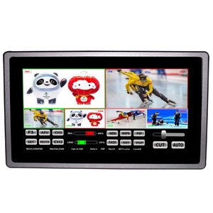 DeviceWell HDS8307 Écran tactile 4 canaux pour mélangeur vidéo HDMI pour TikTok Live Streaming Radio TV Broadcasting Equipment - Product Image 2