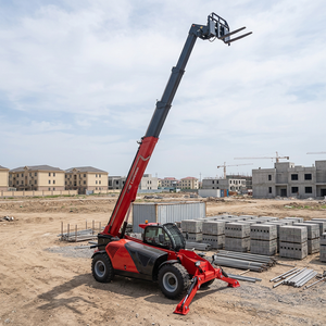 Compact Telehandler 4T Rated Load 18m Lift Height 4WD Telescopic Forklift for Indoor Outdoor Material Handling