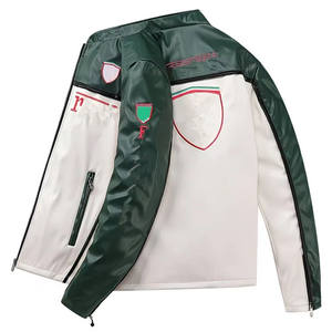 Racing Suit Motorcycle Go Kart Motorcycle PU Customizable logo Top <strong>Ferraris</strong> Fashion Casual Outdoor <strong>F1</strong> Team <strong>Jacket</strong> - Product Image 3