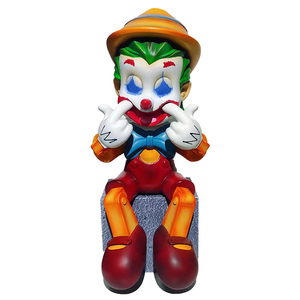 Joker Pinocho payaso figura decoraciones de escritorio paraíso de los tontos muñeca de marca compartida marea jugar arte escultura punto - Product Image 6