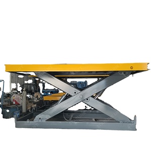 Platform pengangkat gunting tetap hidrolik yang dapat disesuaikan-2ton/5ton kerekan gunting mobil, 380V/220V (Bersertifikat CE) - Product Image 5