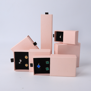 Sinh Thái Thân Thiện Với Hộp Đồ Trang Sức Cá Nhân Biểu Tượng Tùy Chỉnh Vòng Vòng Cổ Bông Tai Vòng Đeo Tay Bao Bì Các Tông Giấy Ngăn Kéo Hộp Đồ Trang Sức - Product Image 4