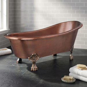Bañera de Cobre Independiente de Lujo Modelo Chaman India 23500 con Drenaje Izquierdo y Reposabrazos para Baño Relajante, Duradera y Elegante - Product Image 2