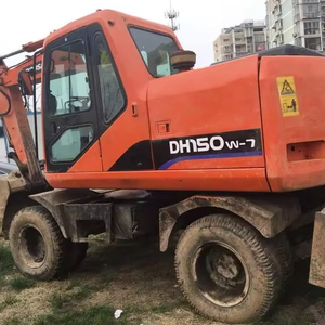 Excavatrice multifonctionnelle sur chenilles originale de la Corée DOOSAN DH150-7 Hyundai à haut rendement en bon état d'occasion en vente - Product Image 1