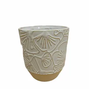 modern novel design wholesale various specifications white sublimation blank flower pot