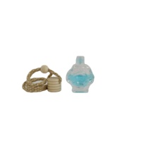 Diffuseur d'huiles essentielles pour voiture en verre cristal avec couvercle en bois et impression sérigraphique pour parfums