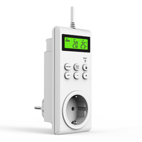 Termostato Digital Programable Enchufable, Interruptor de Encendido/Apagado a Temperatura Preestablecida