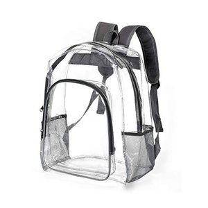 Custom Promotion Beach <strong>Holiday</strong> Small Bagpack Waterproof Leisure Back Pack Bag Pvc Transparent Clear Stadium <strong>Backpack</strong> With Logo - Product Image 6