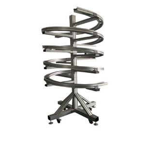 Sıcak satış Spiral POM modüler konveyör bandı vidalı alüminyum eğimli endüstriyel gıda içecek taşımacılığı için kullanılır - Product Image 3