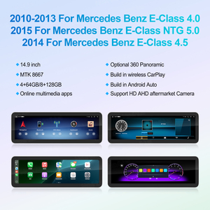 Lecteur multimédia à écran tactile Navihua 14,9 pouces pour <span class=keywords><strong>autoradio</strong></span> de voiture <span class=keywords><strong>Mercedes</strong></span> Classe E W212 2010-2013 4.0L 2015 pour Benz Classe E NTG5.0 - Product Image 2