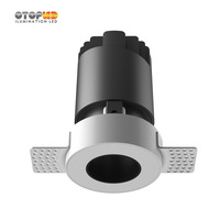Spot lumineux led encastrable pour le plafond, angle d'éclairage étroit, réglable, idéal pour un hôtel, nouveau design, 12W, 2019