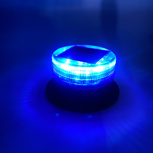 Luz de Advertencia Intermitente con Energía Solar, Montaje Magnético, Luz de Señalización de Seguridad LED - Product Image 3