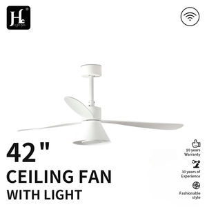 Customized Nordic <b>Modern</b> <b>Fan</b> Lamp Solid Color Simple Fixed Blade Bedroom Model Room <b>Ceiling</b> Full Spectrum - Product Image 2