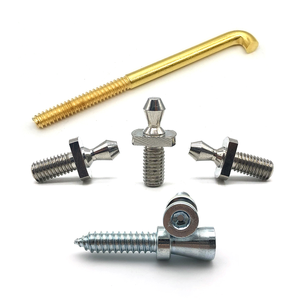 Vis tournées CNC suisses, composants métalliques de précision, longueurs et types de têtes personnalisés, finition de surface disponible, OEM/ODM acceptés - Product Image 1