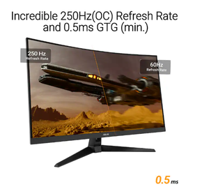 จอภาพโค้ง TUF Gaming VG32VQM5B ขนาด 31.5 นิ้ว ความละเอียด FHD (1920x1080) 240Hz 0.5ms GTG แบบ VA พร้อมระบบปรับเอียงและติดตั้งบนผนังแบบ VESA - Product Image 3