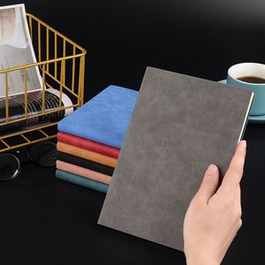 Custom Print Silk Screen Printed High Quality Hard Cover Planning Pocket <b>Dotted</b> Gift Set A5 Pu <b>Glue</b> Binding Notebook Custom Logo - Product Image 3