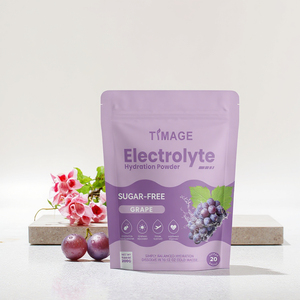 Electrolitos Veganos en Polvo para Hidratación y Control de Energía, Uso Adulto, Bajo en Carbohidratos, Suplemento Nutricional Deportivo - Product Image 1