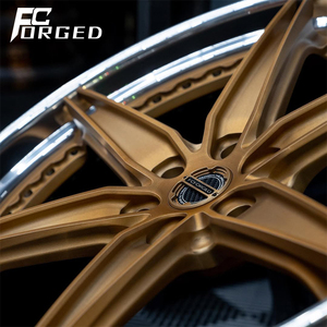Fcforged tùy chỉnh Hợp kim nhôm 22 24 26 <span class=keywords><strong>28</strong></span> inch Xe rim 5x130 bánh xe giả mạo nhiều nan hoa bóng đen giả mạo Hợp Kim Bánh xe rim - Product Image 2