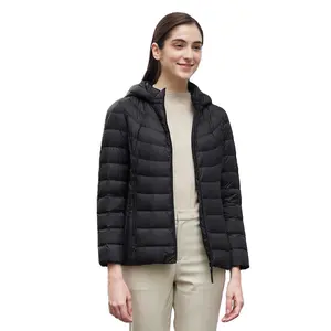 [TANBOER-TD219236] 2021big Sizes 90% Down Quality Puffer Light Suitable Soft Long Coat For Women