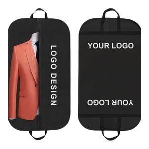 Nouveaux produits : Sac de rangement promotionnel pour vêtements, sacs anti-poussière personnalisés pour sacs à main, housse de protection pliable de luxe pour vêtements avec logo - Product Image 1