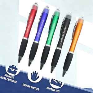 Ручка-стилус JINFUSI со светодиодной подсветкой и сенсорным экраном, с возможностью нанесения логотипа, рекламная шариковая ручка с логотипом - Product Image 3