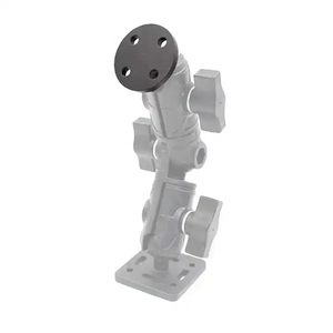 1'' Ball Mount Base with Aluminum Alloy 4 Hole Round Plate & 1'' Rubber Ball Adapter VIN-B-005 - Product Image 4