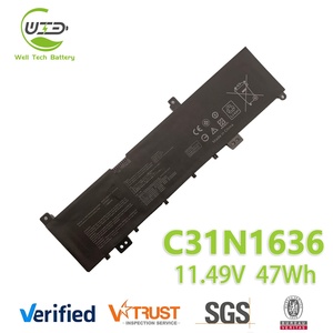 ยี่ห้อใหม่ C31N1636 แบตเตอรี่แล็ปท็อปสำหรับเอซุส วีโวบุ๊คโปร <span class=keywords><strong>15</strong></span> N580V N580VD N580VN NX580 X580VN X580GD M580 โน้ตบุ๊ค - Product Image 1