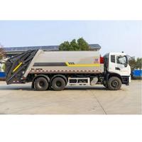 Camion à ordures compacteur 6x4 22 m³ avec système hydraulique à bras oscillant pour la collecte des déchets