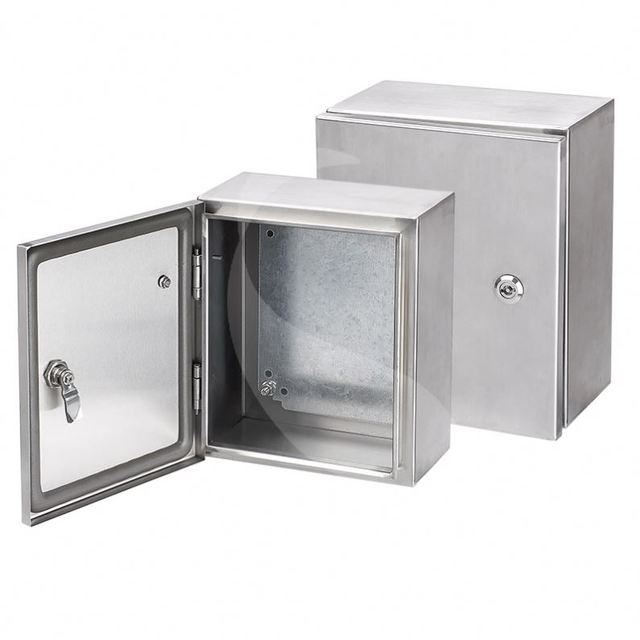 Stainless Steel SUS304 SUS316 Small Wall Mounted  IP66 Industrial Junction Box