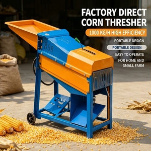 Sgranatrice di Mais Portatile KF, Capacità 1000kg/h, Motore 220V, Costruzione in Acciaio, Facile Utilizzo, Ruote Mobili, Garanzia <span class=keywords><strong>1</strong></span> Anno - Product Image 2