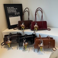 Sacs à main simples et élégants de couleur unie pour femmes, avec bandoulière et style bandoulière, vente en gros