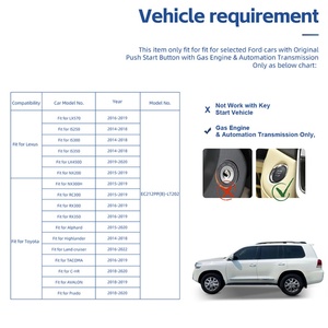 Arrancador Remoto Plug & Play Compatible con Toyota Prado 2018-2020, Autos con Motor de Gasolina, con Botón de Encendido de Fábrica, Transmisión Automática - Product Image 5